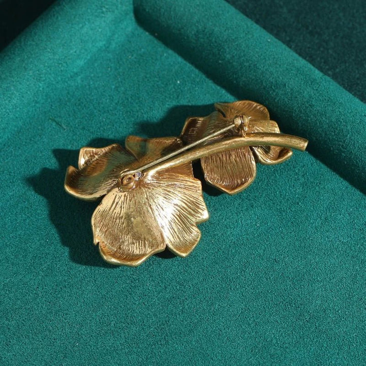 Midnight Sapphire Bloom Brooch