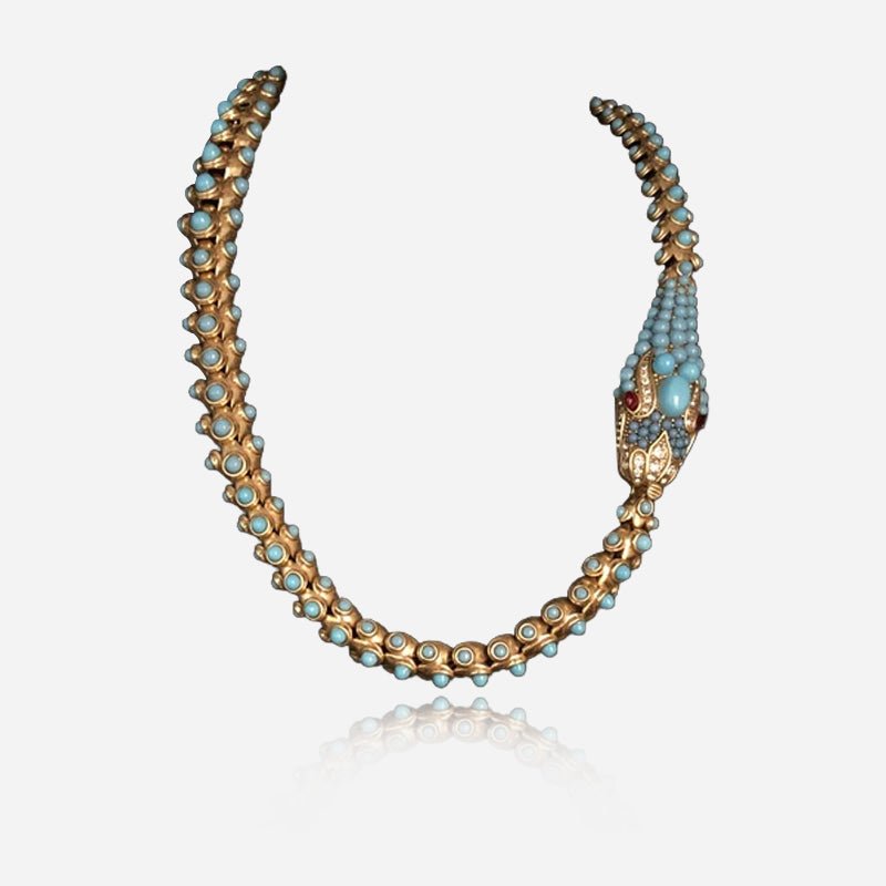Nile Serpent Turquoise Necklace