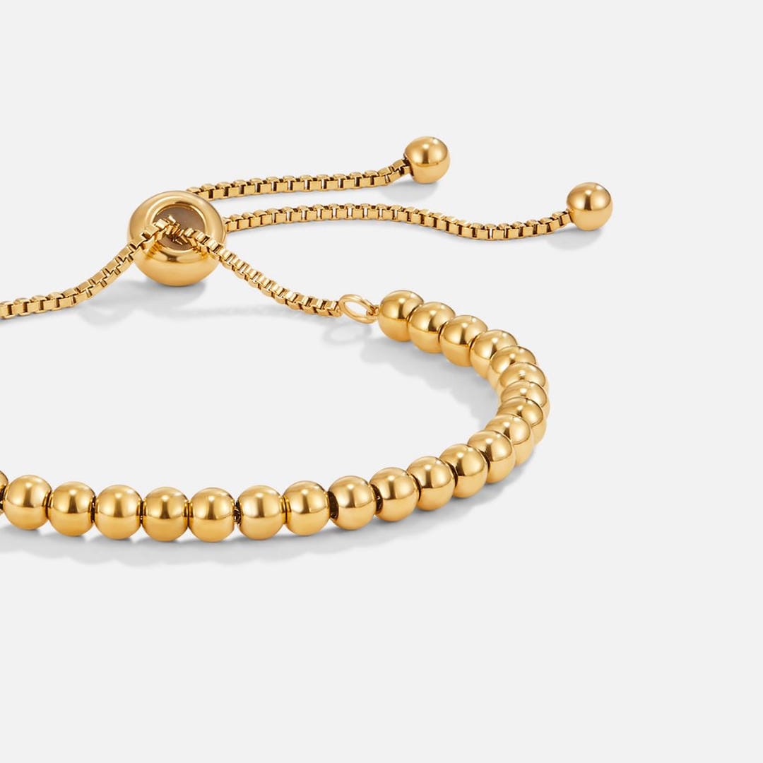 Grace Beaded Gold Bracelet