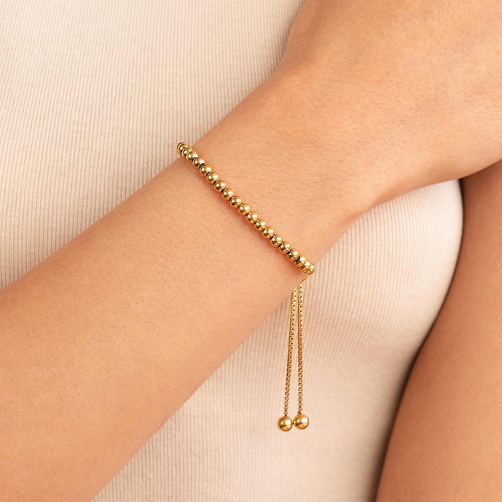 Grace Beaded Gold Bracelet