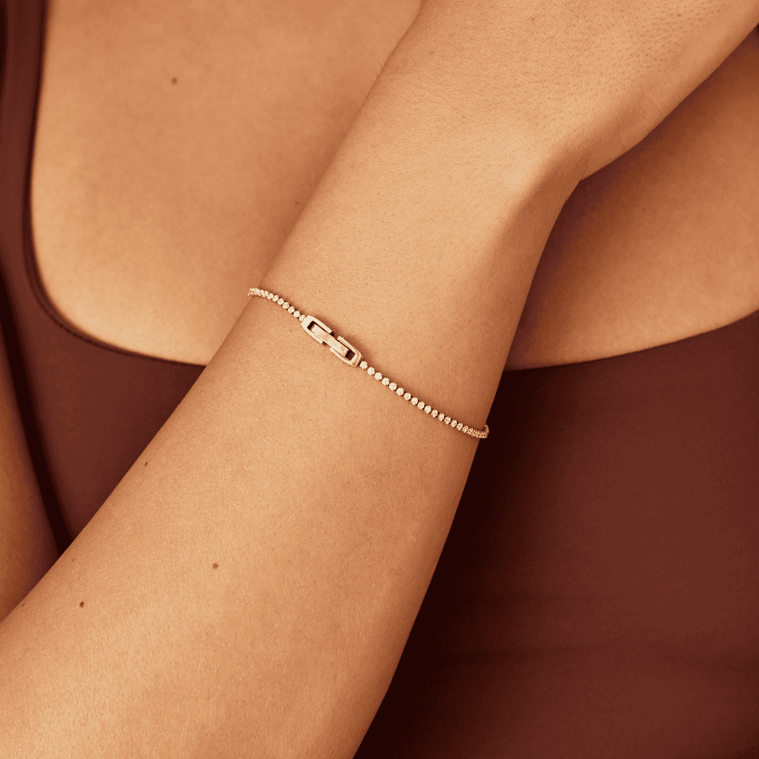 Aurora Crystal Gold Bracelet
