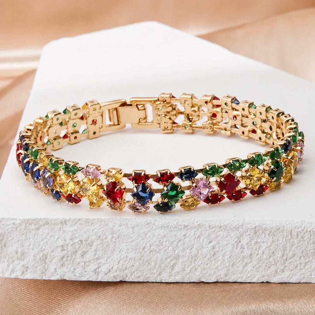 Radiant Gemstone Bracelet