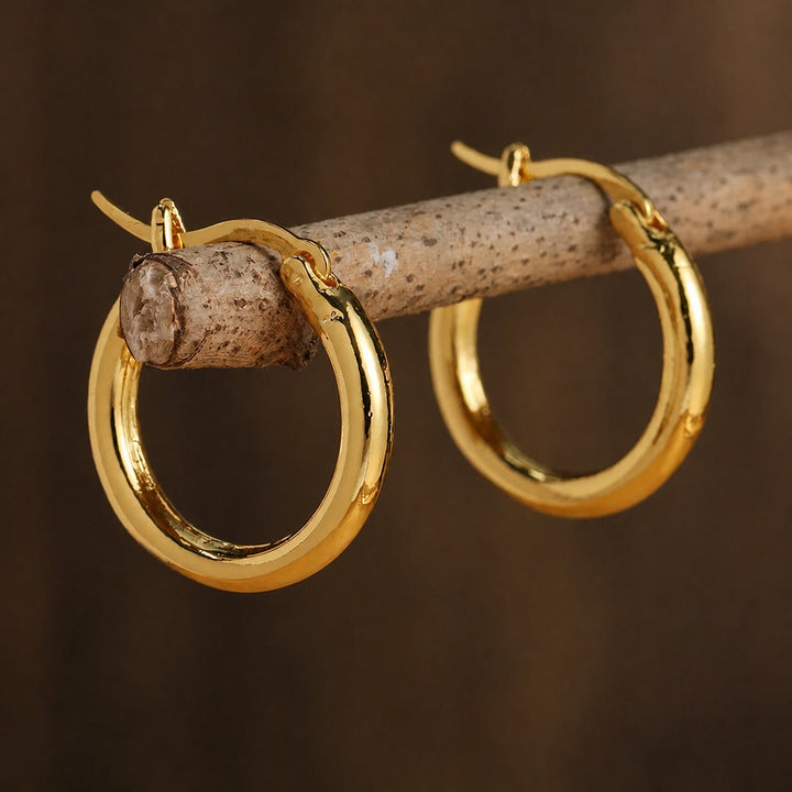 Regal Gold Silver Hoops