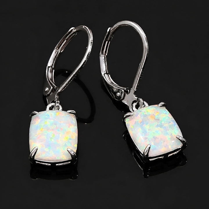 Prestige Opal Square Earrings