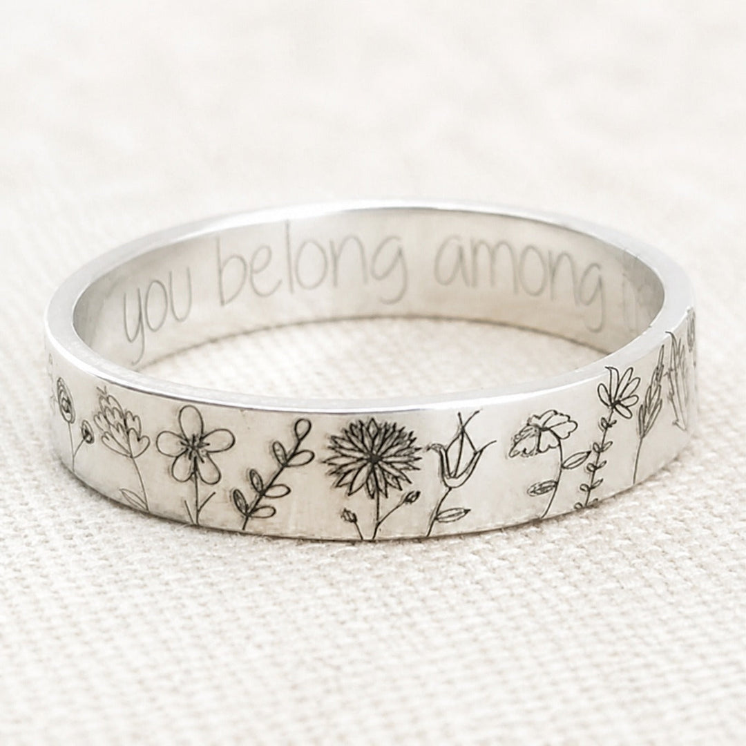 Minimalist Silver Band Ring