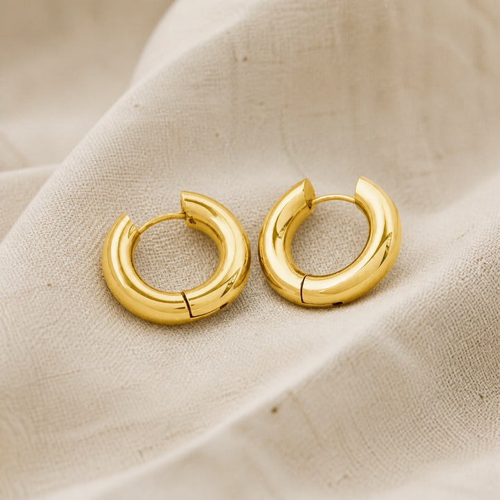 Golden Empress Hoops