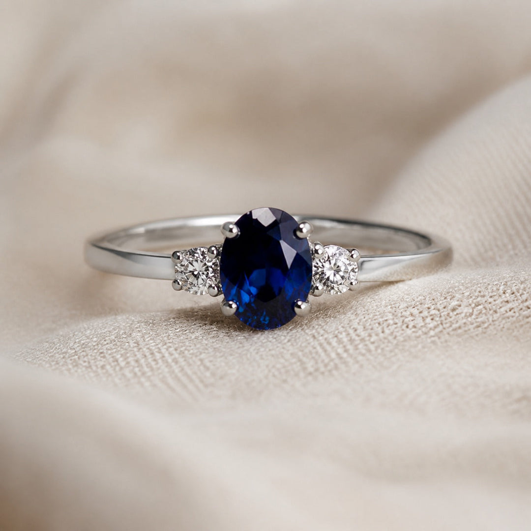 Royal Sapphire Promise Ring