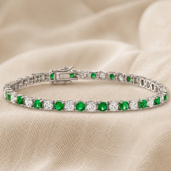 Emerald Sovereign Tennis Bracelet