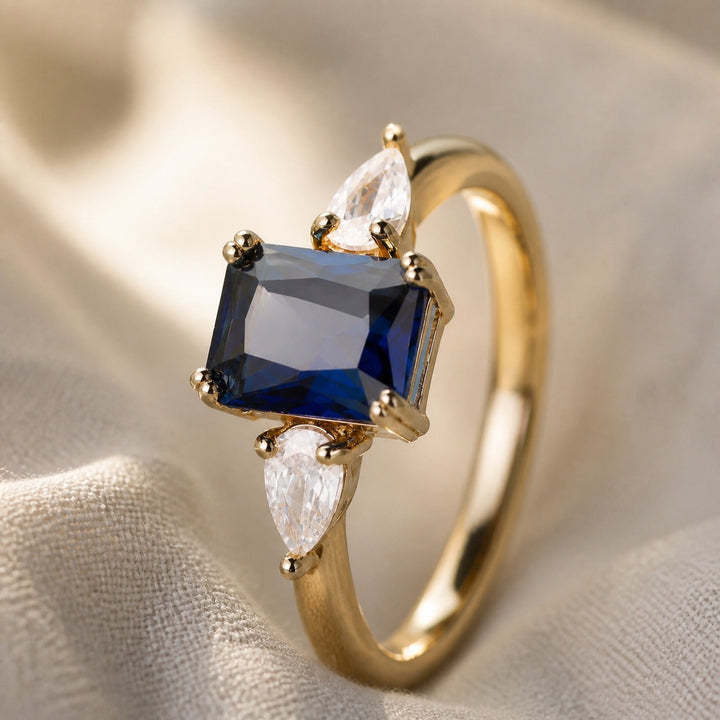 Sapphire Charm Ring