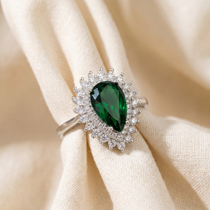 Opulent Teardrop Statement Ring
