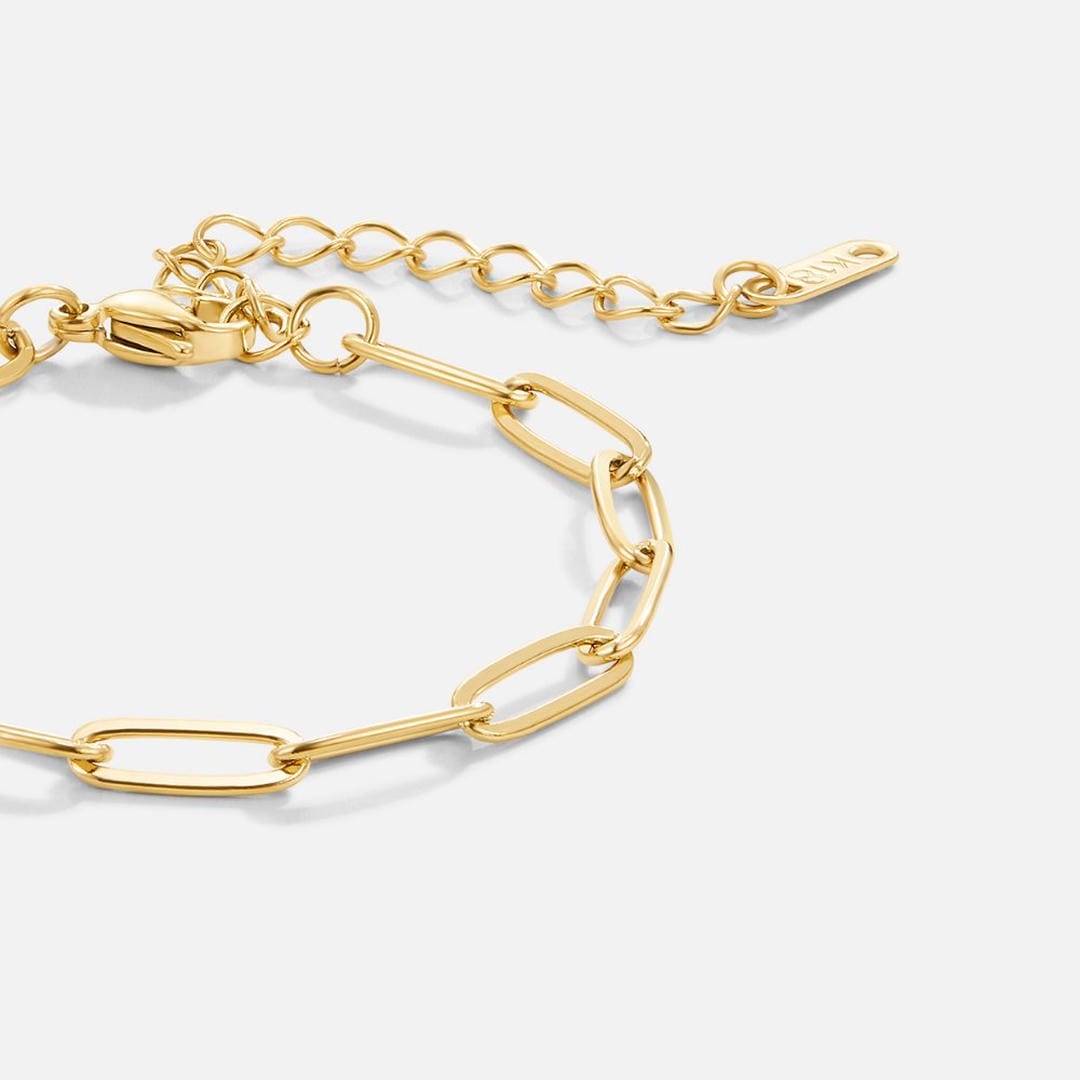 Modern Link Gold Bracelet