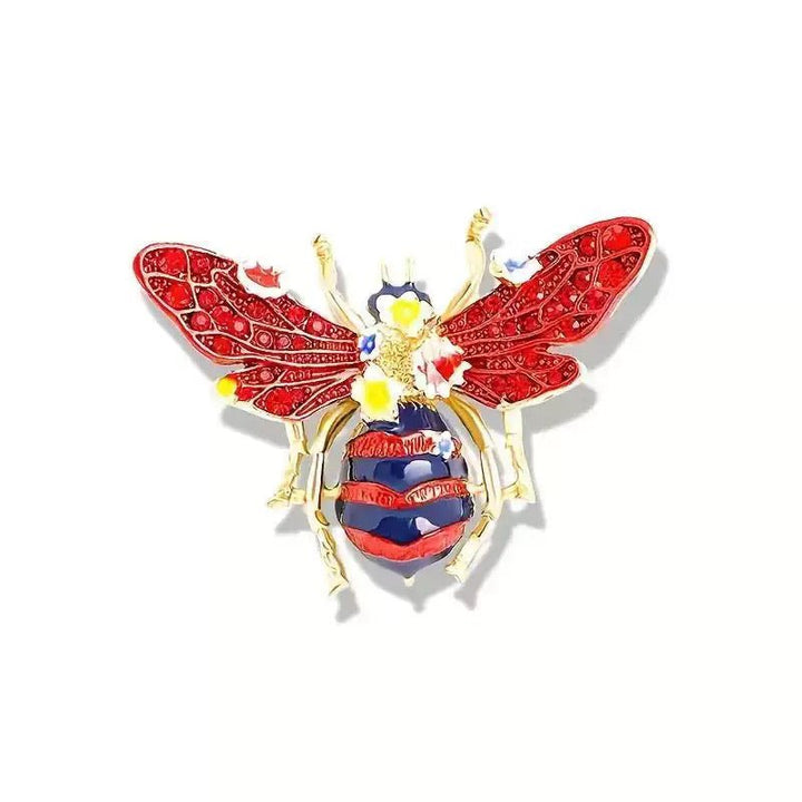 Rosegarden Bee Brooch