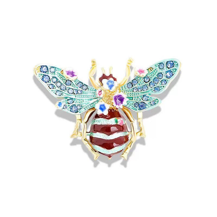 Rosegarden Bee Brooch