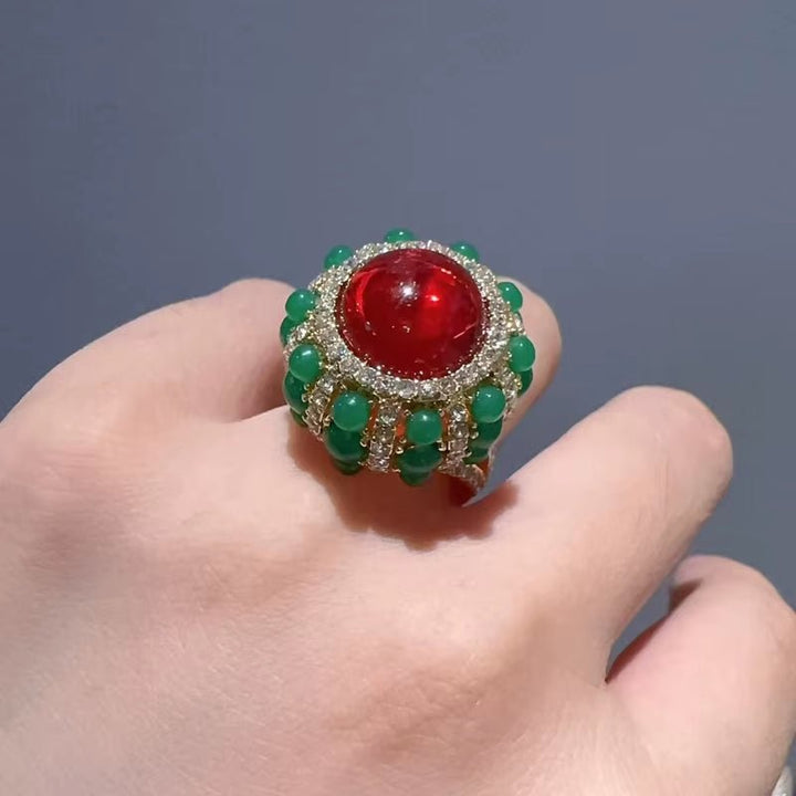 Vintage Court Jewel Ring