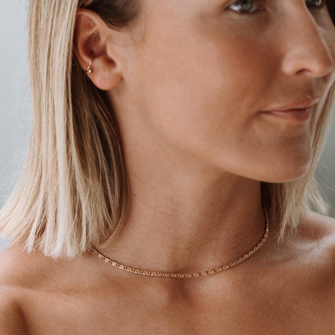 Luxe Gold Choker Necklace