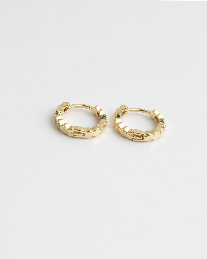 Emma Radiant Classic Hoop Earrings
